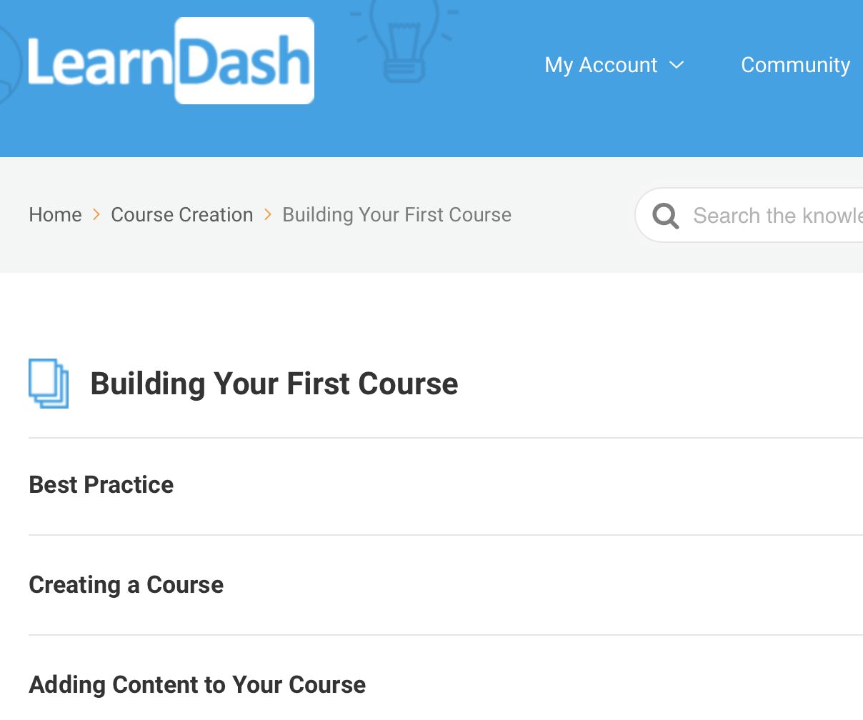 LearnDash tutorials